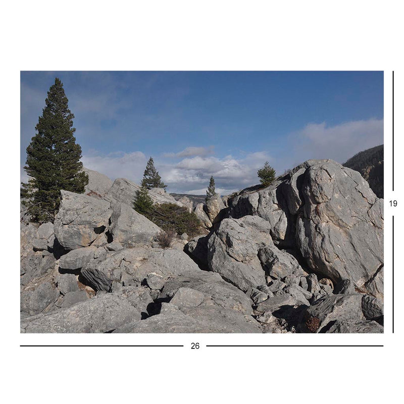 Silver Gate Landslide Complex in Yellowstone National Park Jigsaw Puzzle