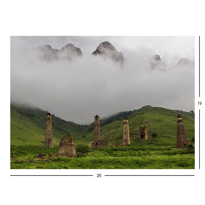 Ancient Niy Settlement in Ingushetia, Russia Jigsaw Puzzle