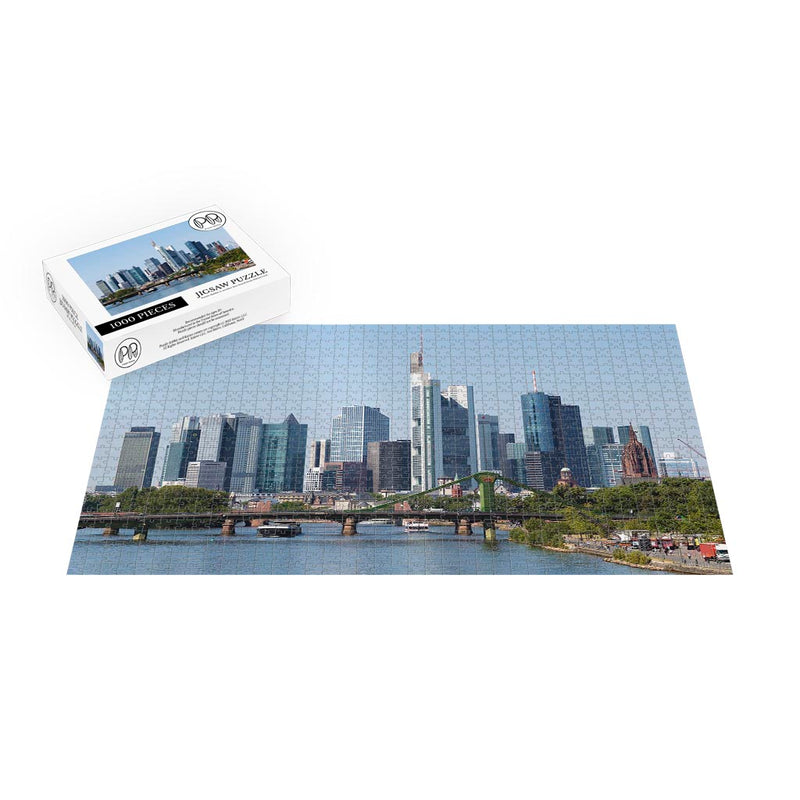 Skyline of Frankfurt am Main, Germany Jigsaw Puzzle