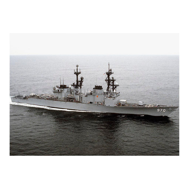 Destroyer USS Caron (DD 970) Underway Off The Virginia Capes Jigsaw Puzzle