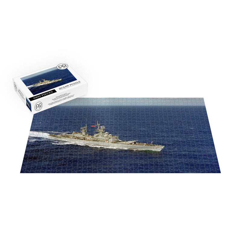 Guided Missile Cruiser USS Wainwright (CG-28) En Route To The Mediterranean Jigsaw Puzzle