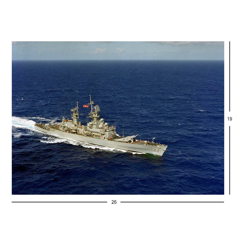 Guided Missile Cruiser USS Wainwright (CG-28) En Route To The Mediterranean Jigsaw Puzzle