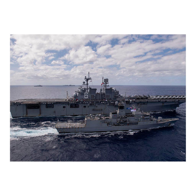 USS America Assault Carrier Refueling Jigsaw Puzzle