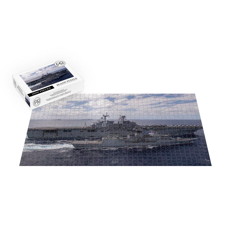 USS America Assault Carrier Refueling Jigsaw Puzzle