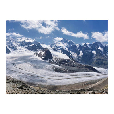 Bernina Range and Morteratsch Glacier, Diavolezza, Switzerland Jigsaw Puzzle