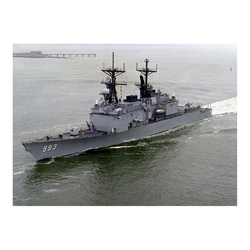 Guided Missile Destroyer USS Kidd (DDG 993) In Chesapeake Bay Jigsaw Puzzle