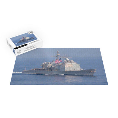 USS Bunker Hill Guided Missile Cruiser South China Sea Jigsaw Puzzle