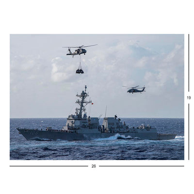USS Stockdale Guided Missile Destroyer Jigsaw Puzzle