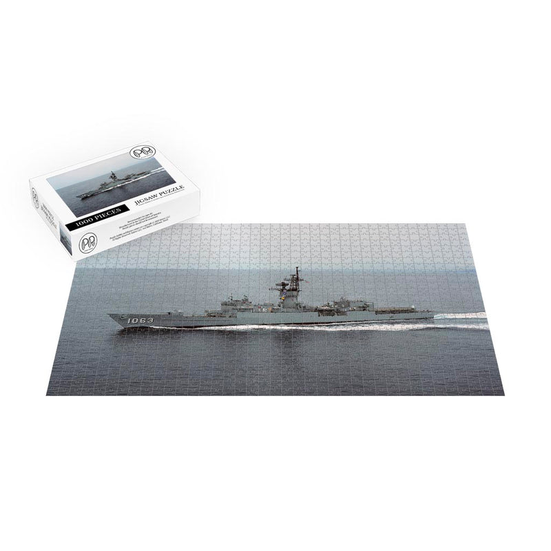 Frigate USS Reasoner (FF 1063) Underway Off San Diego, CA Jigsaw Puzzle
