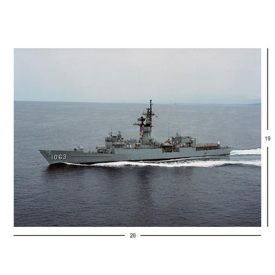 Frigate USS Reasoner (FF 1063) Underway Off San Diego, CA Jigsaw Puzzle