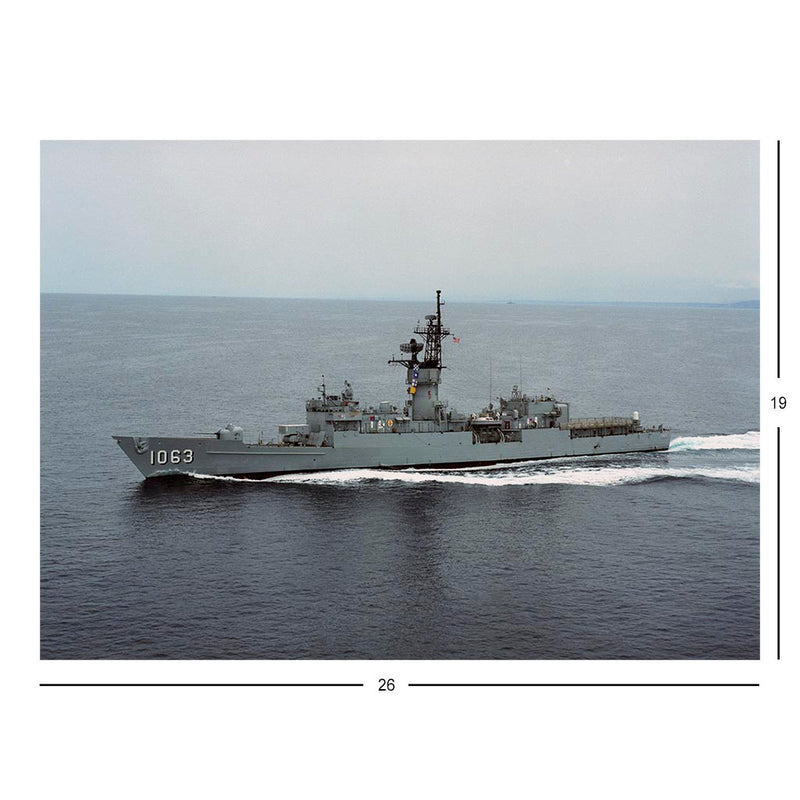 Frigate USS Reasoner (FF 1063) Underway Off San Diego, CA Jigsaw Puzzle