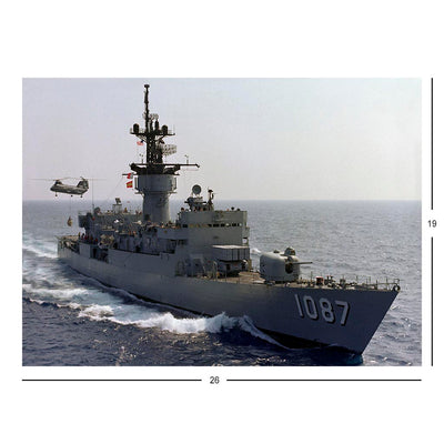 Frigate USS Kirk (FF 1087) Underway Jigsaw Puzzle