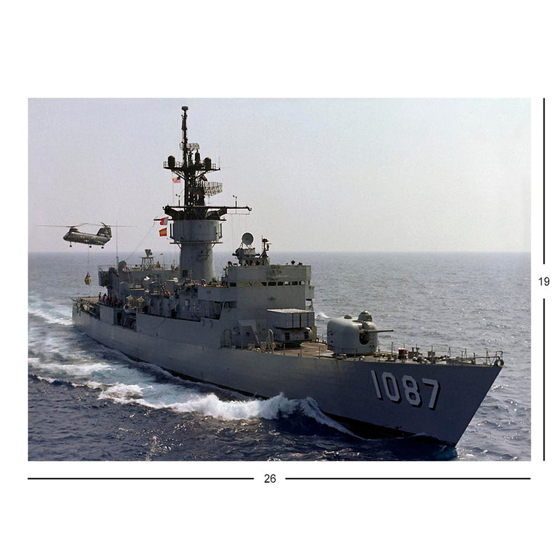 Frigate USS Kirk (FF 1087) Underway Jigsaw Puzzle