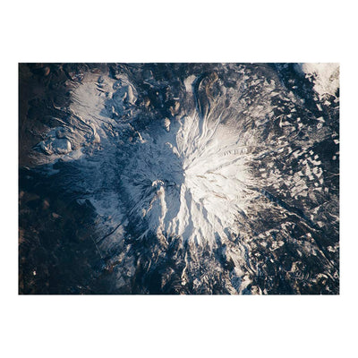 ISS Photography of Mount Shasta in Winter Jigsaw Puzzle