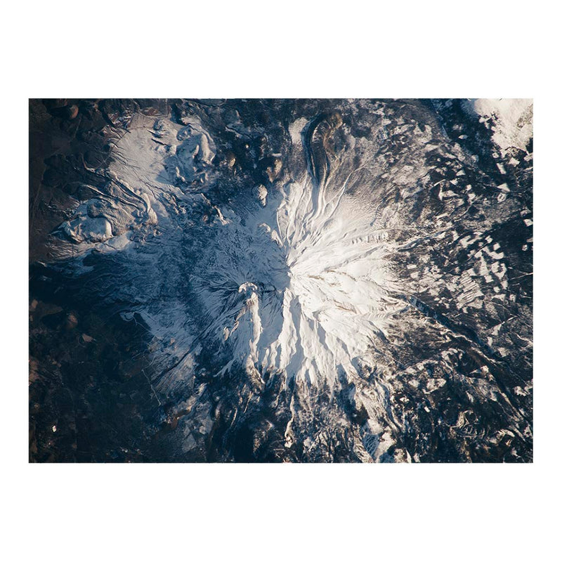 ISS Photography of Mount Shasta in Winter Jigsaw Puzzle