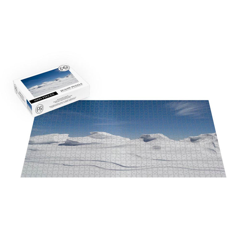 Snowdrifts in the Pelister National Park, Macedonia Jigsaw Puzzle