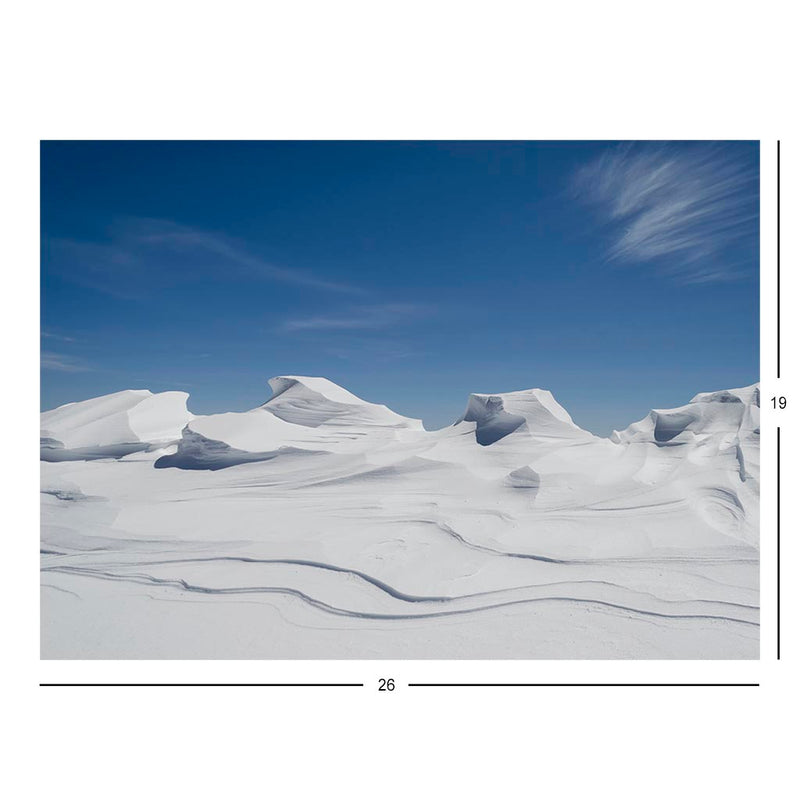 Snowdrifts in the Pelister National Park, Macedonia Jigsaw Puzzle