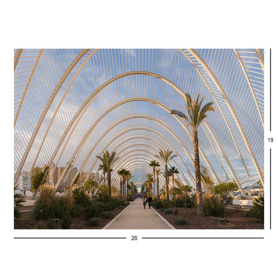 L'Umbracle In Valencia, Spain Jigsaw Puzzle