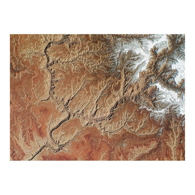 ISS Photograph of Glen Canyon National Recreation Area Jigsaw Puzzle