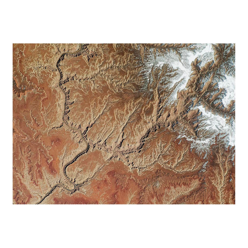 ISS Photograph of Glen Canyon National Recreation Area Jigsaw Puzzle