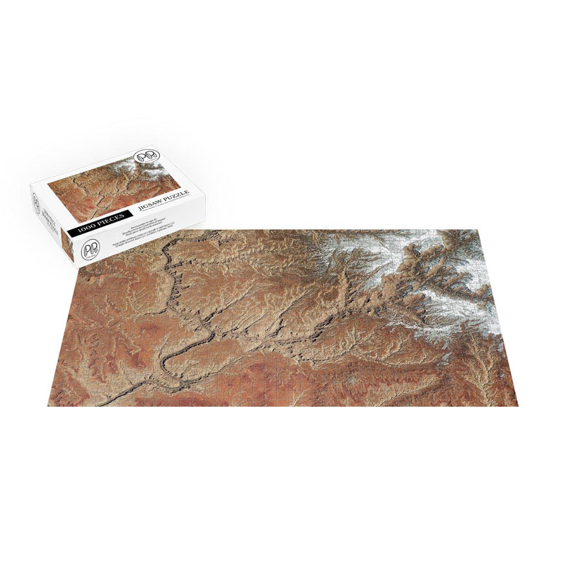 ISS Photograph of Glen Canyon National Recreation Area Jigsaw Puzzle