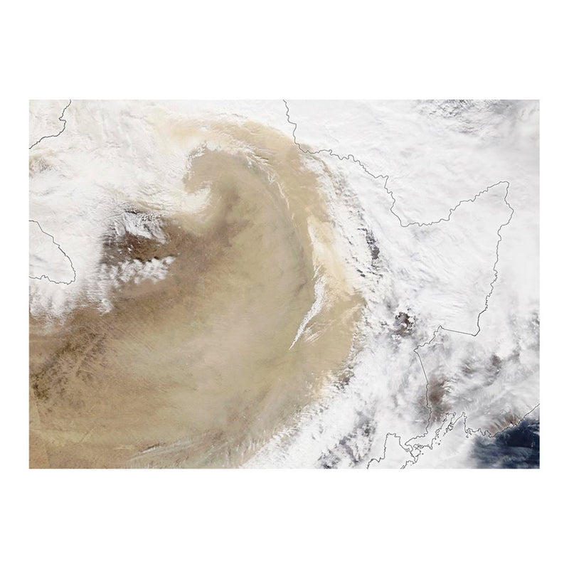 Aqua Satellite Image Of A Low-pressure System Across Mongolia And China Jigsaw Puzzle