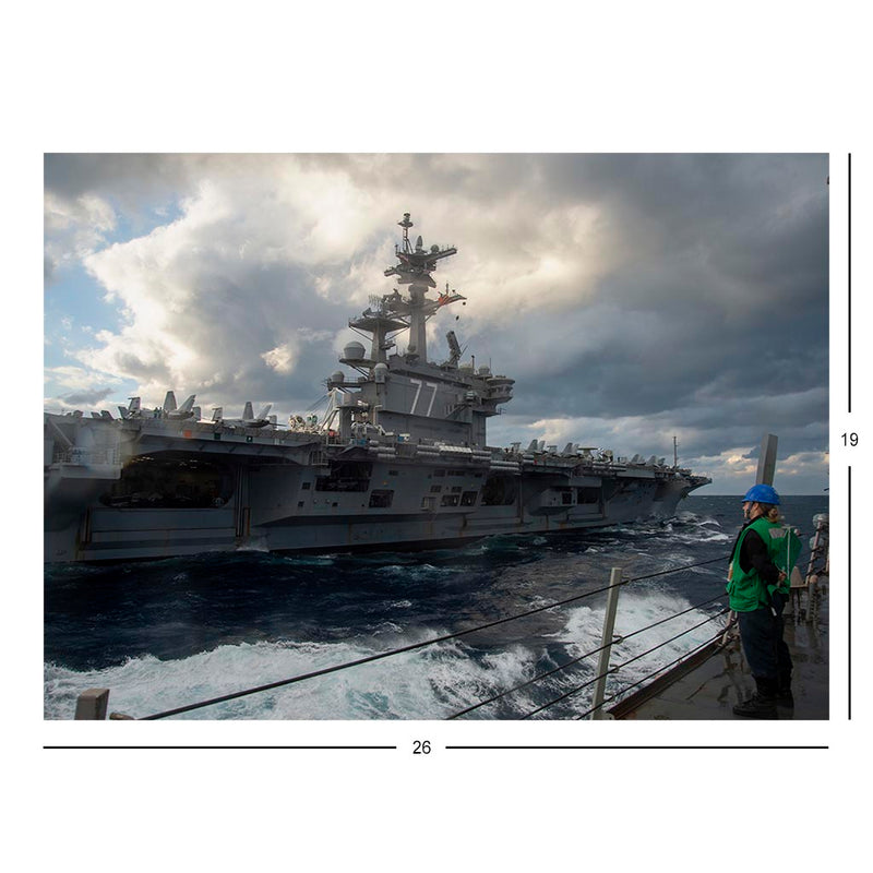 USS George H.W. Bush Aircraft Carrier Jigsaw Puzzle