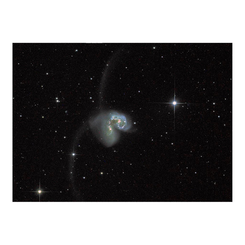 SuperBIT Sees Colliding Antennae Galaxies Jigsaw Puzzle