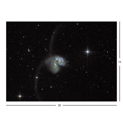 SuperBIT Sees Colliding Antennae Galaxies Jigsaw Puzzle