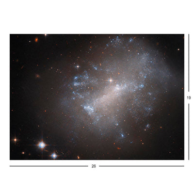 Hubble Telescope Image of the Galaxy NGC 7292 Jigsaw Puzzle