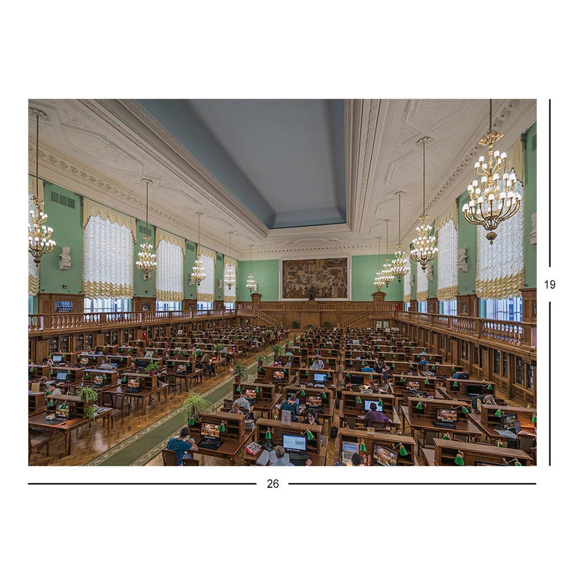 3rd Reading Room, Russian State Library in Moscow Jigsaw Puzzle