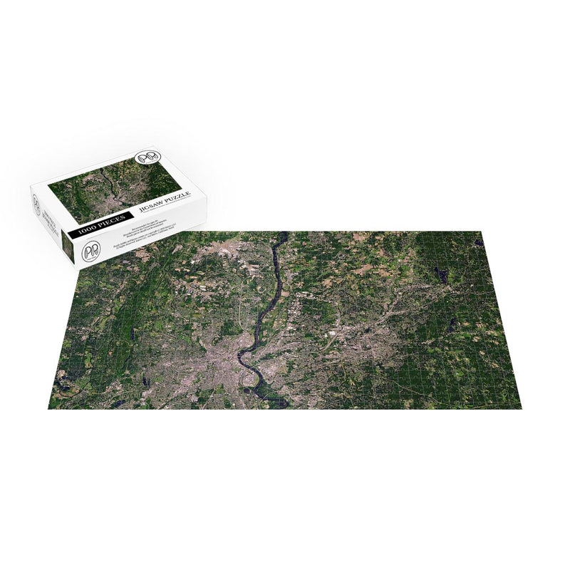 Landsat 9 View of Simsbury, CT Jigsaw Puzzle