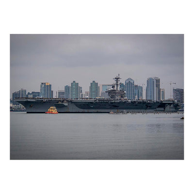 Aircraft Carrier USS Carl Vinson (CVN 70) Transits From NAS North Island, CA Jigsaw Puzzle