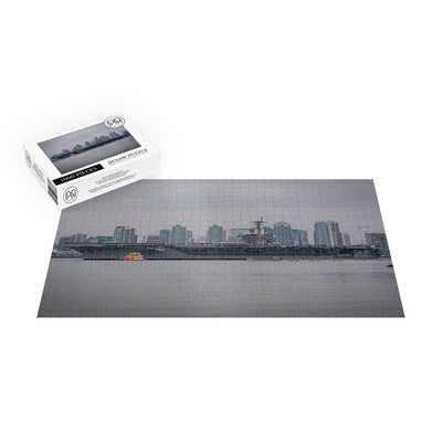 Aircraft Carrier USS Carl Vinson (CVN 70) Transits From NAS North Island, CA Jigsaw Puzzle