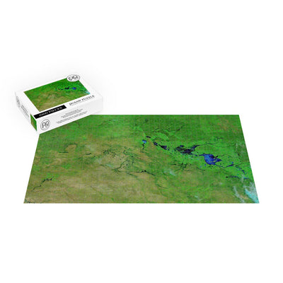 Terra Satellite Image of Floods In Australia's Northern Territory Jigsaw Puzzle