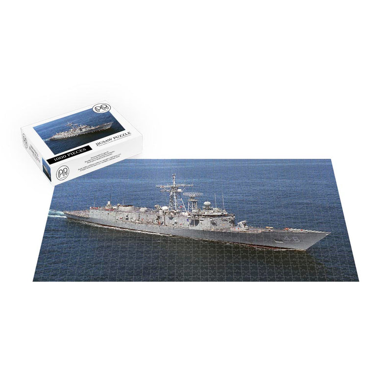 Guided-missile Frigate USS Rentz (FFG 46) Underway On The Pacific Ocean Jigsaw Puzzle