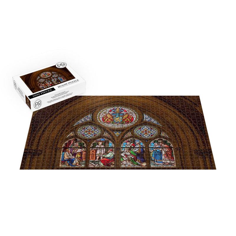 Gedachtniskirche der Protestation in Speyer, Germany Jigsaw Puzzle
