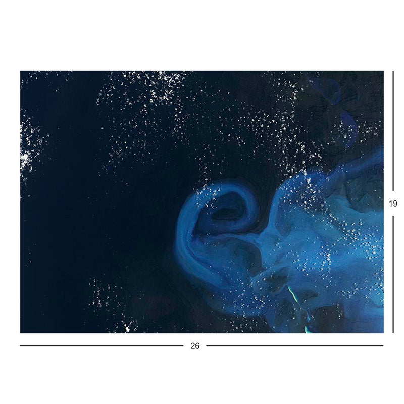 Landsat 9 Image of Carbonate Sediment in the Coral Sea Jigsaw Puzzle