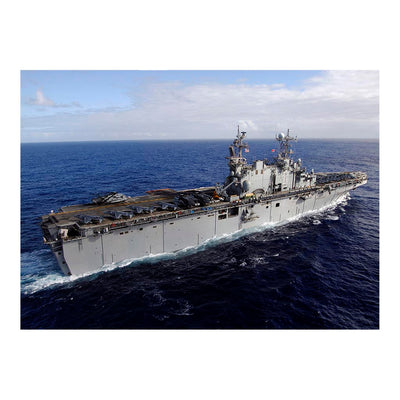 Amphibious Assault Ship USS Tarawa (LHA 1) Transits Through The Pacific Ocean Jigsaw Puzzle