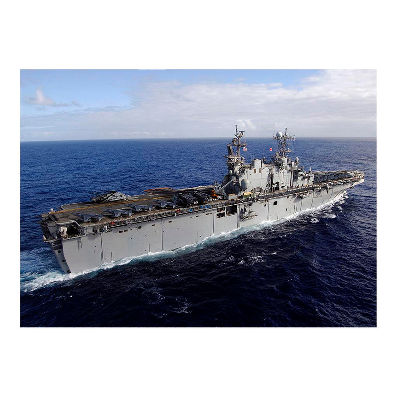 Amphibious Assault Ship USS Tarawa (LHA 1) Transits Through The Pacific Ocean Jigsaw Puzzle
