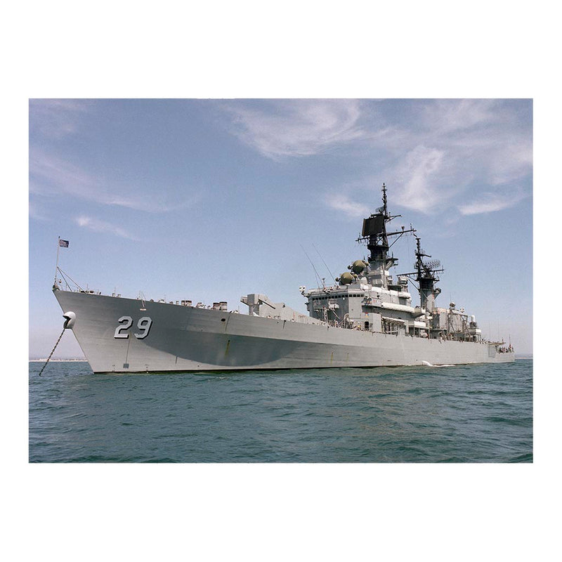 Guided Missile Cruiser USS Jouett (CG 29) Anchored Off San Diego Jigsaw Puzzle
