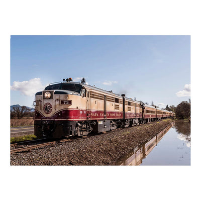 Napa Valley Railroad 73 On Its 3 Hour Wine Tour Jigsaw Puzzle
