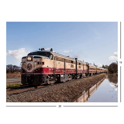 Napa Valley Railroad 73 On Its 3 Hour Wine Tour Jigsaw Puzzle