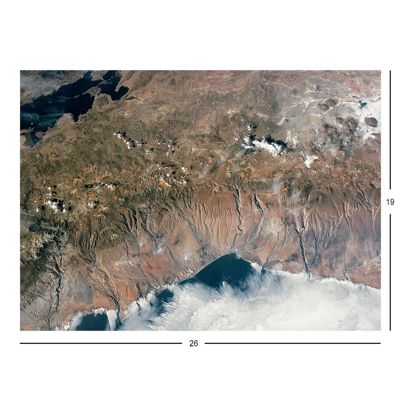 ISS Photograph of Atacama Desert and Central Andes Mountains Jigsaw Puzzle