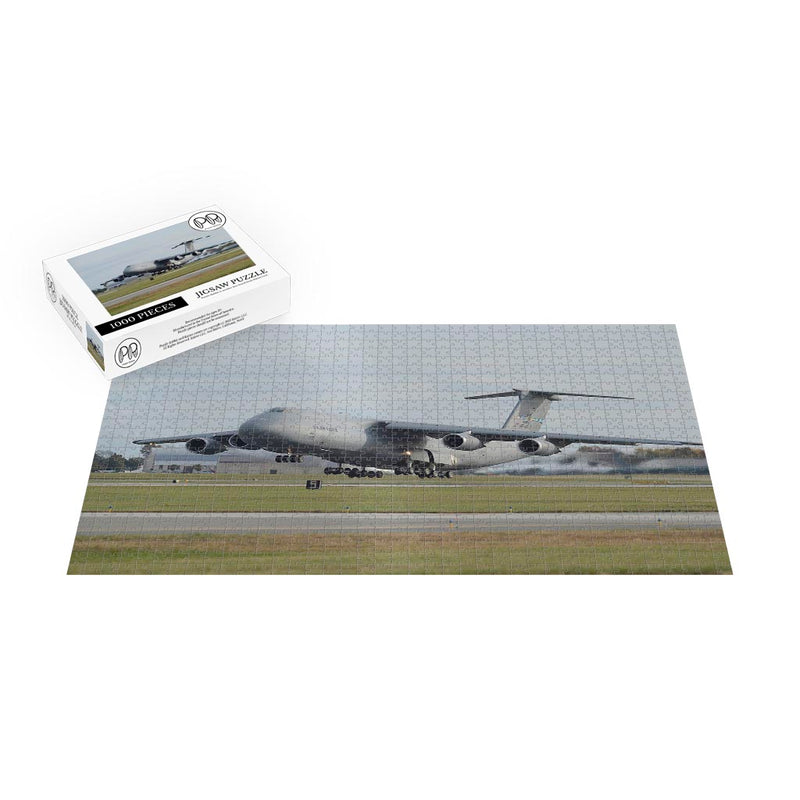 A C-5M Super Galaxy of the 9th Airlift Squadron At Dover Air Force Base Jigsaw Puzzle