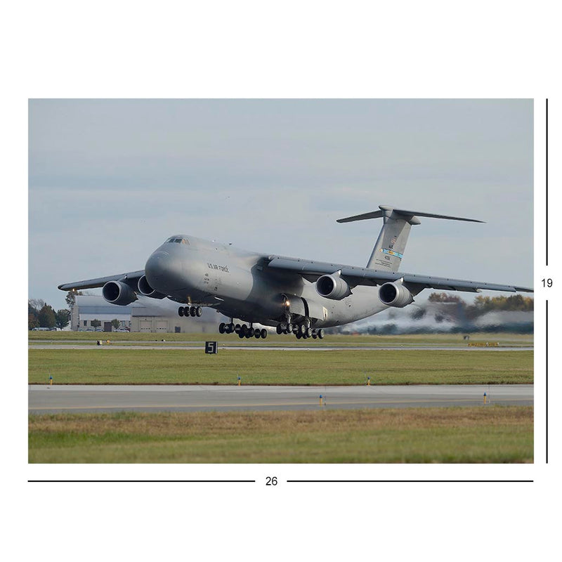 A C-5M Super Galaxy of the 9th Airlift Squadron At Dover Air Force Base Jigsaw Puzzle