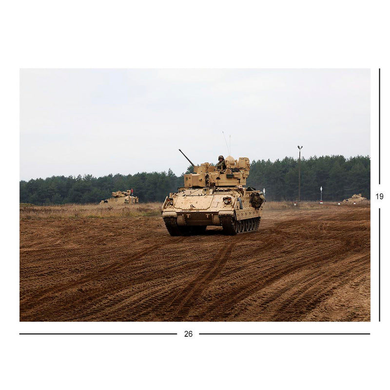 Army Armored Cavalry Conducts Gunnery Certification in Poland Jigsaw Puzzle