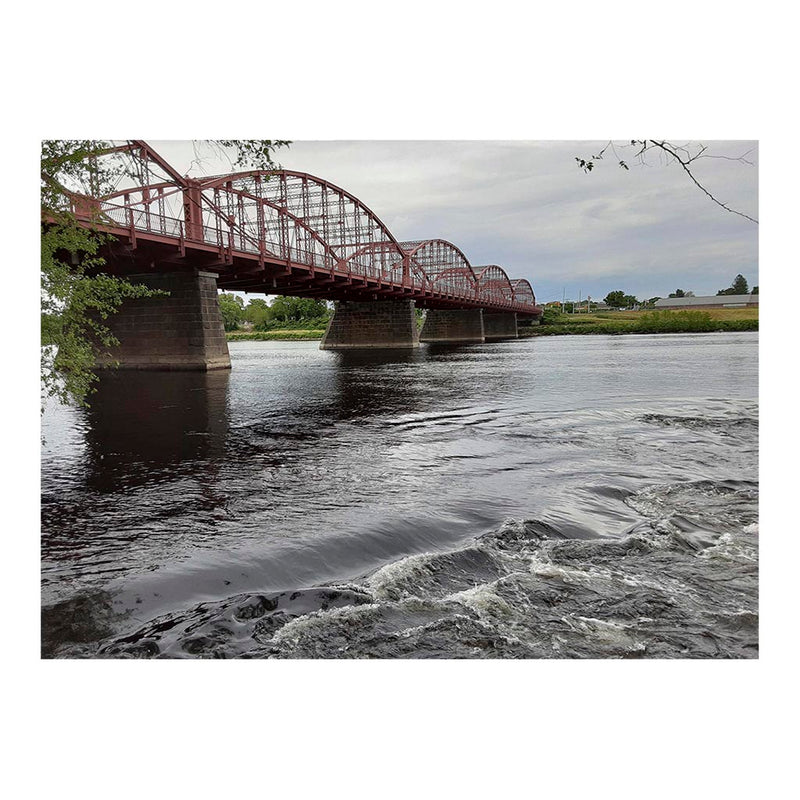 Merrimack River Near Aiken St Bridge, Lowell, Massachusetts Jigsaw Puzzle
