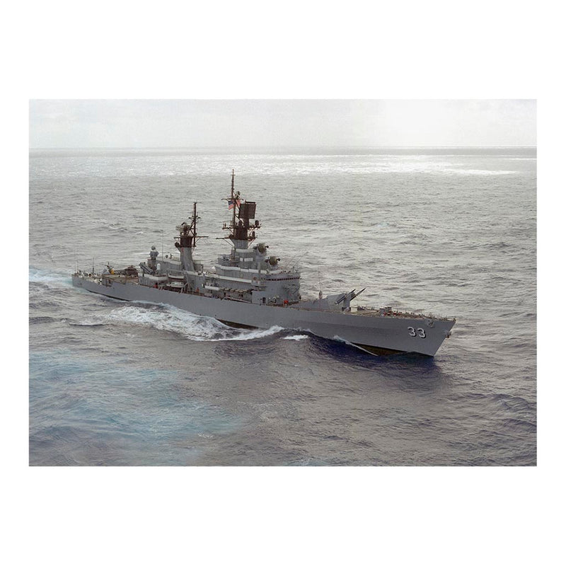Guided Missile Cruiser USS Fox (CG-33) Underway in the Pacific Ocean Jigsaw Puzzle