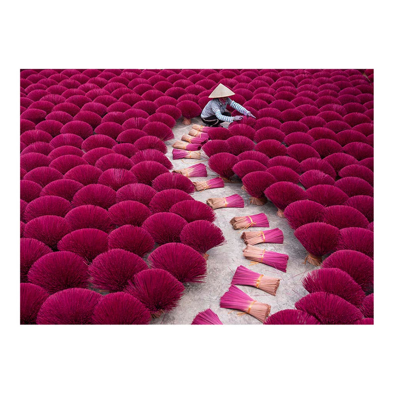 A Farmer Packages Incense Sticks in Vietnam Jigsaw Puzzle